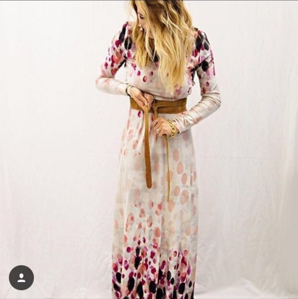 Pashmina Pink and Black Polka Dot Dress. Size Small - Picture 4 of 7